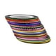 thumbnail image 4 of Cinta adhesiva Yinane 2 Uds Colores mezclados Linea para Uñas 30 Colores, 4 of 8
