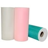 Morex Ribbon Princess Tiara Tulle 3 Pack, Nylon, 6" by 75 yd Total, Pink/Ivory/Turquoise, Item 1366p3-022