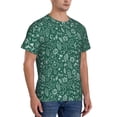 thumbnail image 5 of Rocae Green Christmas for Men's Moisture-Wicking Crew Tee - T-Shirt for Sports, Outdoor Activities, and Casual Wear3X-Large, 5 of 9