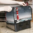 thumbnail image 7 of Sikiie 3d Lighthouse in the Surf Toaster Covers 2 Slice Dustproof Toaster Cover Bread Machine Cover, Dustproof Cover - 11.4" x 7.5" x 7.9", 7 of 7