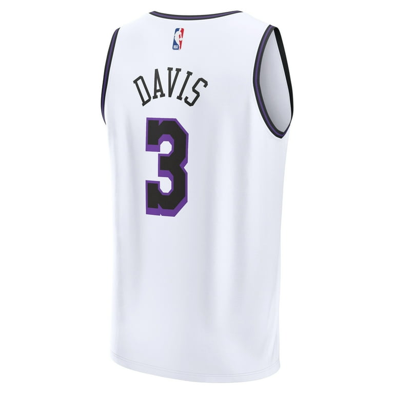 Men s Fanatics Anthony Davis White Los Angeles Lakers Fastbreak Jersey City Edition Walmart