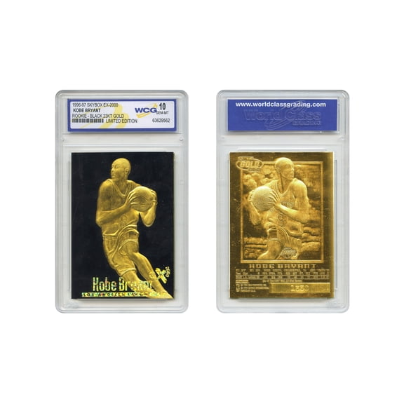 KOBE BRYANT 1996-97 Skybox EX-2000 Rookie 23KT Gold Card GEM MINT 10 BLACK GOLD