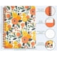 thumbnail image 3 of Cuaderno esp mini lindo Steel Mill, Diario 8.25"x6.25", tapa dura resistente, 160 páginas, Floral naranja, 3 of 3