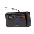 thumbnail image 4 of Panel de tomas USB para vehículos recreativos,Panel de tomas USB para caravana Adaptador de corriente USB tipo A/C,Cargador USB para vehículos,coches,autocaravanas,camiones,autobuses y, 4 of 8