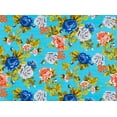 thumbnail image 2 of Zelouf St Poplin Print  , Sewing, DIY, Crafts Fabric by the Yard, 182 Wht/org, 10 Yard, 2 of 2