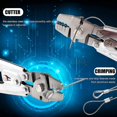 thumbnail image 4 of Crimpadora de cables de acero inoxidable para líneas de pesca de hasta 2,2 mm. Herramienta de crimpado, herramienta de crimpado de cables de acero inoxidable de alta resistencia Dechengbao., 4 of 5