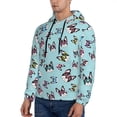 thumbnail image 2 of Hoodies for Men - Funny French Bulldog Cute Long Sleeve Comfrt Men'S Fashion Hoodies & Sweatshirts, Sweatshirts for Men Hoodies Pullover Clothing Clothes with Pouch, 2 of 7