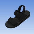thumbnail image 6 of Narveanno Womens Flat Sandals Arch Support Sandals Comfort Walking Summer Beach Shoes Black 6.5, 6 of 6