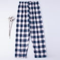 thumbnail image 4 of Pantalones de pijama para hombre Pantalones ultraligeros Pantalones de dormir con bolsillo y cordón, 4 of 5