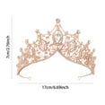 thumbnail image 2 of "Water Drill Headband For Princess Bridal For Weddings 18th Birthday Celebration Hair Accessory", 2 of 5