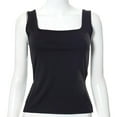 thumbnail image 4 of Sngxgn Women's Camisole Tank Top-Breathable Cotton Stretch(Black,S), 4 of 6