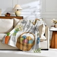 thumbnail image 3 of REK Easter Decor Easter Blanket For Cozy Home Soft Throw Blanket For Season Lightweight Warmth Perfect Idea Quality Bedding, 3 of 4