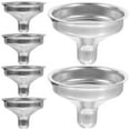 thumbnail image 2 of Stainless Steel Funnel Auxiliary Tool Pack Mini for Small Bottles Metal Funnels Filling 8 Pcs, 2 of 6
