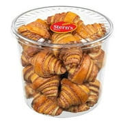 Cinnamon Croissants | Cinnamon Buns | Breakfast Pastry | Approx 20 Rugelach Pastries Cinnamon Croissants | No Coloring Added | Dairy & Nut Free | Stern’s Bakery (Club Size - 19 oz)