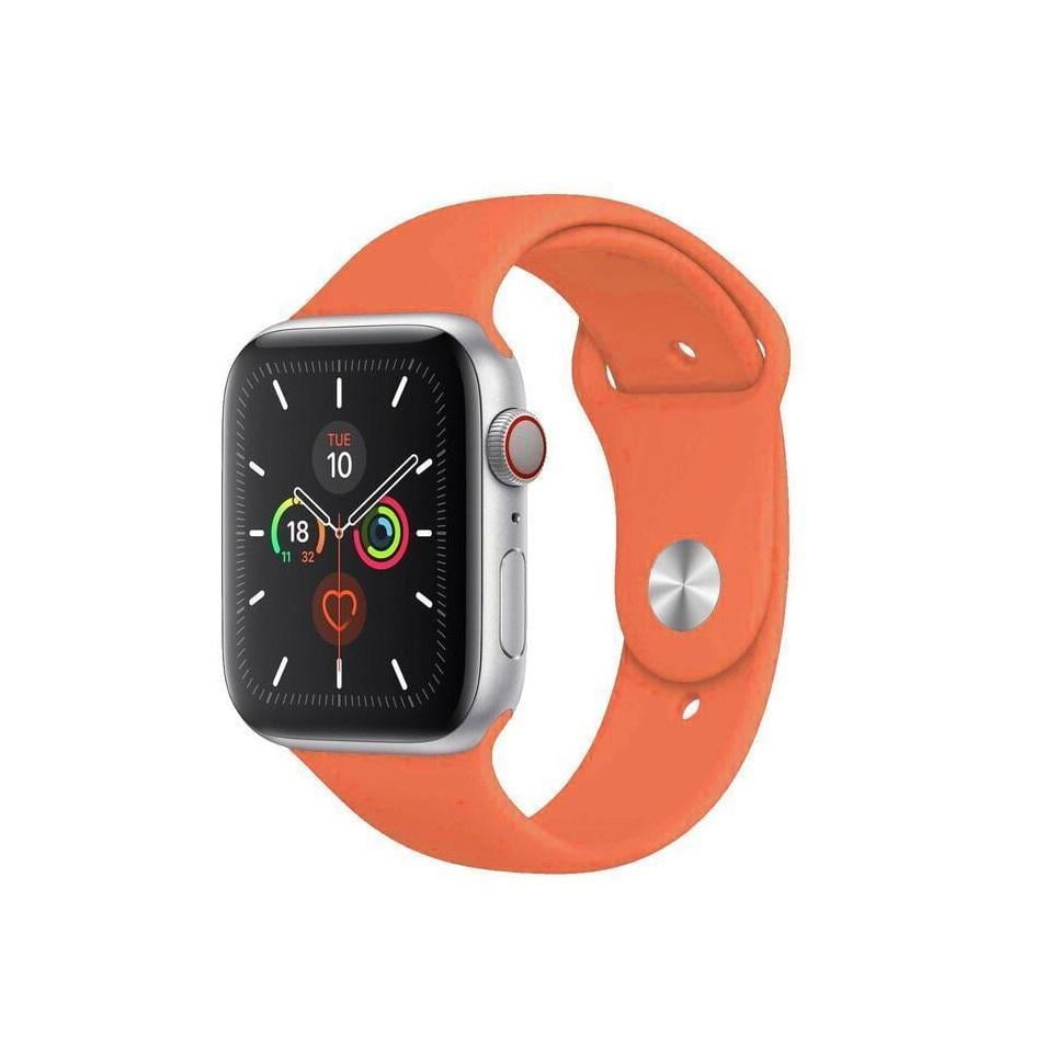 Correa Extensible Apple Watch Sport Devia 42mm 44mm Naranja Devia
