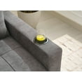 thumbnail image 4 of Convertible Sleeper Chair Sofa Bed - Adjustable Backrest, USB & Cup Holders, Premium Leather, with Pillows, Easy Assembly, 4 of 12
