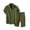 Army Green, variant on Mens Button down Shirts and Shorts Sets Plain 2 Piece Outfits Summer Beach Walking Tracksuit for Men