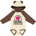 thumbnail image 3 of Inktastic Fantasy Football Princess Girls Long Sleeve Baby Bodysuit, 3 of 5