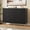 Black, variant on Kicctian 8-Drawer Fluted Dresser with Metal Handles, 55 Inch Wide Storage Cabinet for Bedroom, Living Room, Hallway, Contemporary Chest of Drawers,Pink