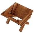 thumbnail image 2 of Christmas Baby Jesus Wooden Manger Ornaments Mini Nativity Scene Manger Figurines For Religious Holiday Table Centerpiece Bookshelf Decoration, 2 of 9