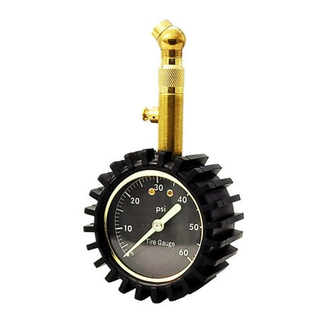 0-60psi Tire Pressure Gauge Heavy Duty Air Pressure Gauge with Large 2 ...