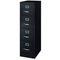 thumbnail image 2 of Home Square Fully Assembled 4 Drawer 22" Deep Letter File Cabinet in Black with File Caddy, 2 of 3