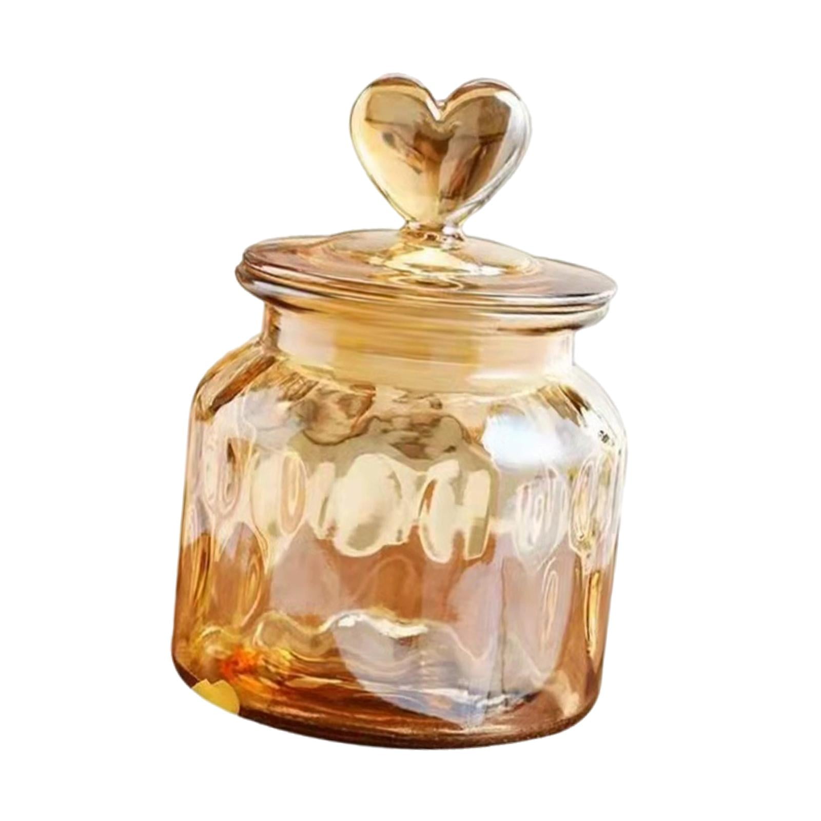 Kitchen Clear Glass Jars Large Durable Storage for Candy Cookie Snacks  Container Convenient Airtight Anti-corrosion Reliable