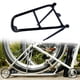 thumbnail image 5 of Alforja trasera para bicicleta, almacenamiento de asiento, montaje en tija de sillín para bicicleta plegable Negro, 5 of 9