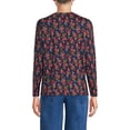 thumbnail image 2 of Lands' End Tall Supima Cotton Long Sleeve Crewneck T-Shirt, 2 of 3