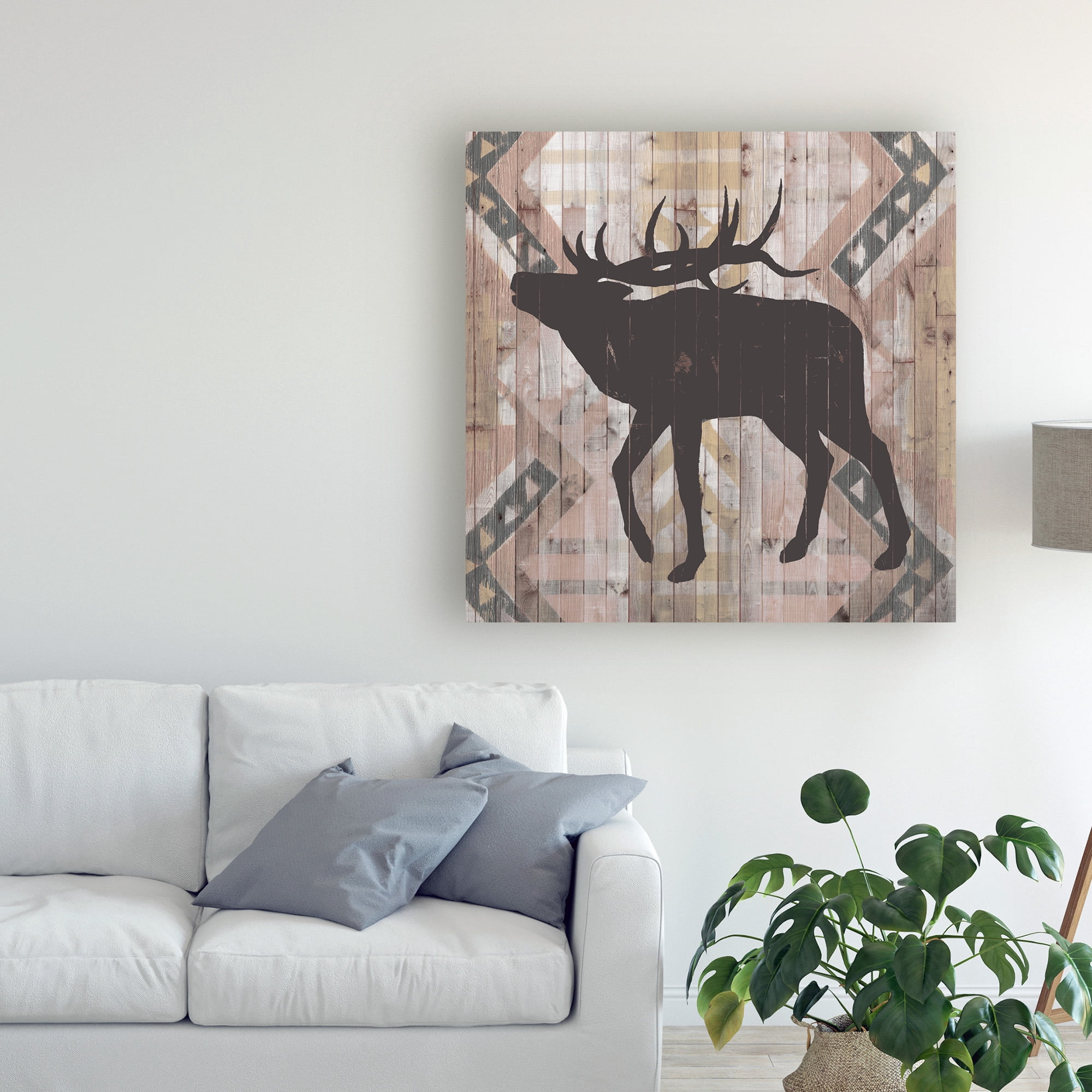 Trademark Fine Art 'Southwest Lodge Animals I' Canvas Art by Vision Studio