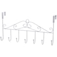 thumbnail image 1 of Pure White Bold Seven Hooks - Ganchos detrás de la puerta Xemadio LKX-0188-2, 1 of 3