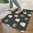 thumbnail image 3 of Horror Pumpkin Ghost Door Mat,Durable Absorbent Happy Halloween Low-Profile Door Mat 17x30 Inch Floor Mat for Bedroom Living Room, 3 of 6