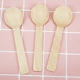 thumbnail image 3 of Cuchillo y tenedor de madera desechables, cuchara, vajilla de comida occidental de abedul, vajilla para llevar para pasteles, postres y frutas, 3 of 4