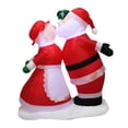 thumbnail image 4 of Inflables navideños para exteriores, decoraciones de 5,9 pies de altura, pareja besándose, bonito para fiesta en interiores, hogar, jardín, escenario mayimx Explotar a Papá Noel, 4 of 9