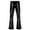 Black, variant on Mens Shiny Metallic Meggings Leggings for Halloween Costume Disco Festival Bell Bottom Flared Long Pants