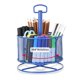 thumbnail image 1 of Organizador de escritorio Marbrasse, giratorio 360°, 4 compartimentos, azul, 1 of 6