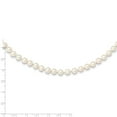 thumbnail image 3 of 14K Yellow Gold Pearl Chain Necklace 6-7 mm White Near Round Freshwater Cultured 18 inch 6.5, 3 of 3