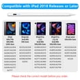 thumbnail image 6 of Stylus Pen For Apple Pencil with LED Power Indicators Palm Rejection Touch Pencil for 2022 2021 2020 2019 2018 iPad pencil, 6 of 6