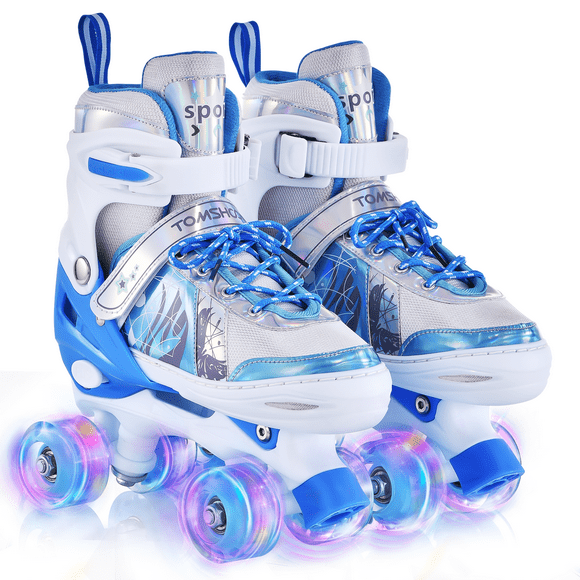 Ice skates, Purple Wheels Wheels Purple Roller Kids Adjustable Purple Toddlers 4 Size Toddlers Patines Para Size Children Of Led Wheels Of Different Adjustable