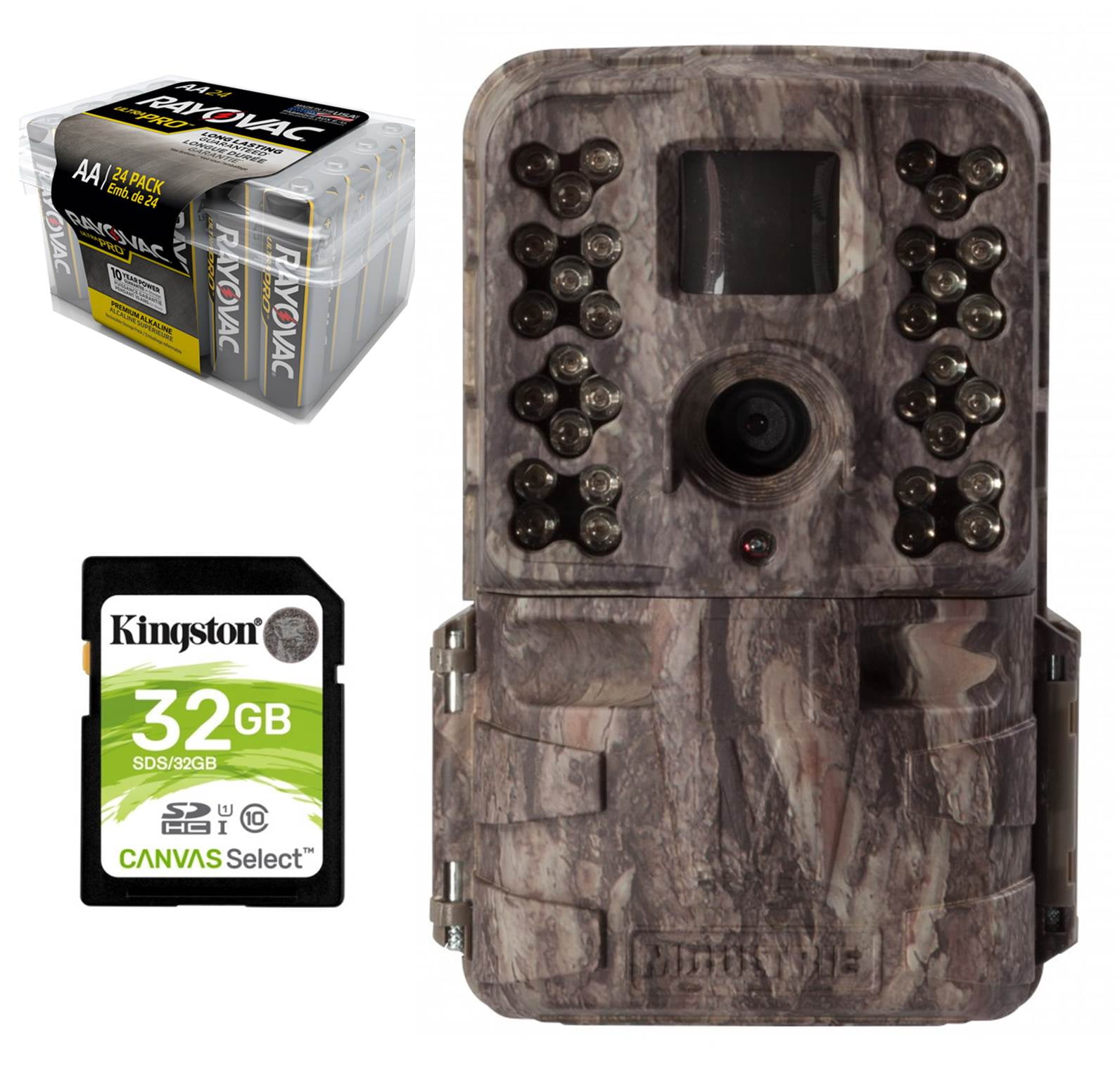 No Glow Trail Camera Moultrie M40i 16 MP HD 1080p Video + 32 SD Card