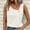 White, variant on Women's Skew Neck Dressy Tank Button Front Casual Sleeveless Tops Loose Office Blouse Summer Shirts