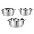 thumbnail image 4 of WHAMVOX  3 Pcs Sink Drain Basket Kitchen Stainless Steel Vegetable Drainer Fruit and, 4 of 8