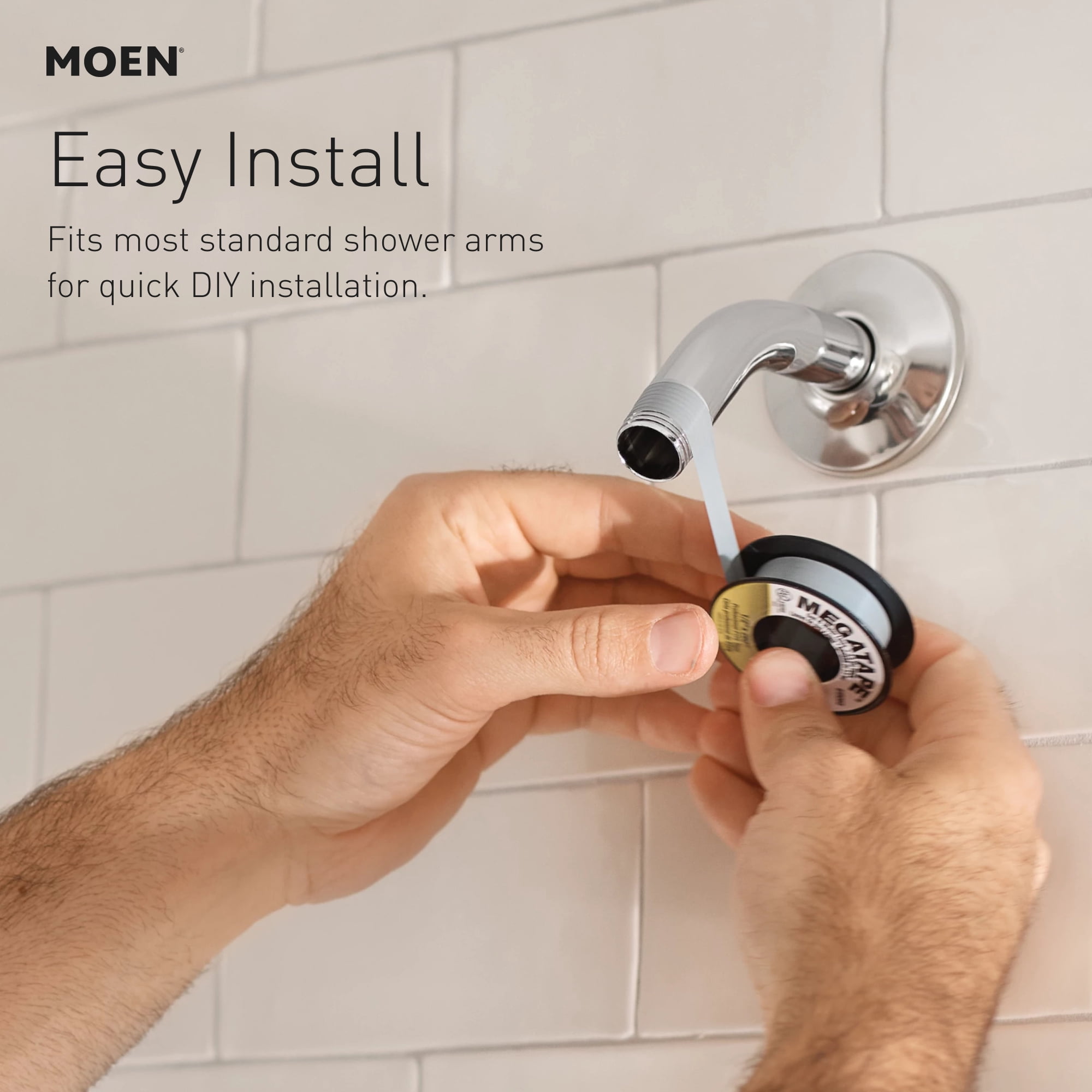 (2 pack) Attune 8-spray 4 in. Shower Head with Handheld Spray Combo in Matte Black