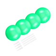 thumbnail image 4 of 4 piezas de pelotas de conexión para sóftbol, ​​9.8 pulgadas, para equipos de gimnasio y deportes versátiles. Verde, 4 of 9