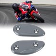 thumbnail image 1 of 2PCS Tapa De Bloqueo De Espejo De Motocicleta, KIMISS Bloque De Espejo De aleación De Aluminio Placas Base Bloque De Espejo Offs Cubierta Del Orificio Del Espejo Trasero Apto, 1 of 7
