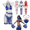 thumbnail image 2 of Disfraz de fantasía de Kitana de Mortal Kombat, lencería sexy para mujeres adultas, ropa interior, muñecos de peluche de Kitana, traje de juego de rol de Halloween, 2 of 4