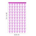 thumbnail image 3 of TopLLC Rideau à Franges en Feuille d'Halloween, 39"x79 Pouces Rideau Autocollant en Forme de Chauves-Souris Colorées, Rideaux Métalliques Effrayants pour Maison Hantée, Accessoire de Photomaton, Décorations d'Halloween pour Fête, 3 of 6