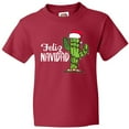 thumbnail image 3 of Inktastic Feliz Navidad Christmas Cactus in Santa Hat Youth T-Shirt, 3 of 5