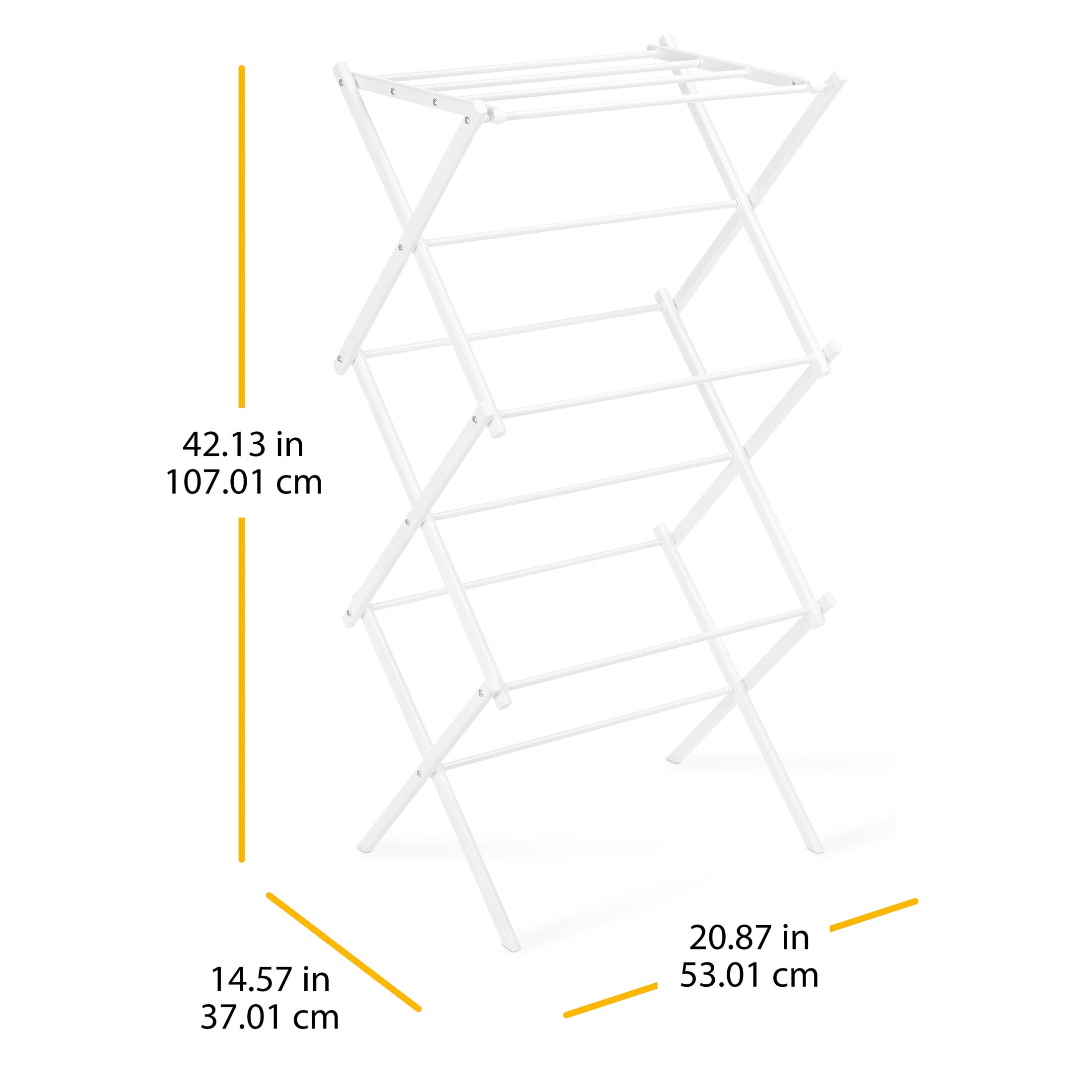 Whitmor Folding Drying Rack - White
