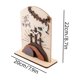 thumbnail image 2 of Decoración de la Resurrección de Pascua Set de bandeja de madera de tumba vacía • Exposición de 7 piezas de la Resurrección cristiana • Decoración religiosa de Pascua de madera rústica, 2 of 6